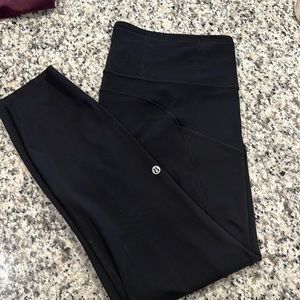 EUC LULULEMON Fast and Free leggings, sz 12, 32” cropped